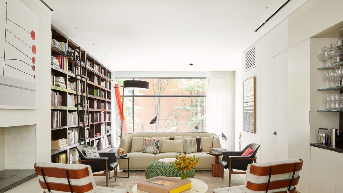 modern townhome interior design, interior designer, nyc interior designer, kati curtis design, west village townhome